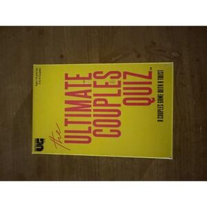 University Games The Ultimate Couples Quiz Card Game 07208 Yellow Box Adult 18+